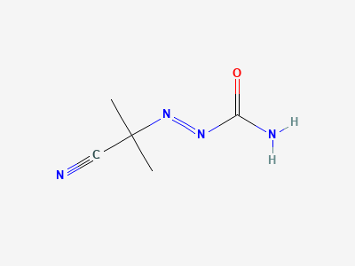 Molecular structure of Azox CABN