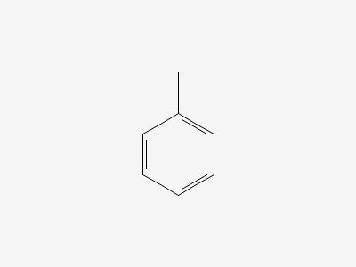 Molecular structure of Toluene