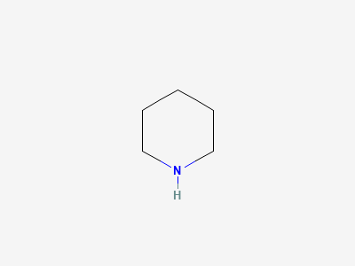 Molecular structure of Piperidine