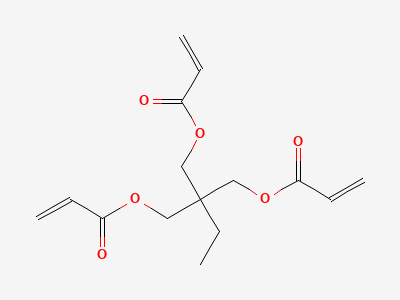 Molecular structure of TMPTA