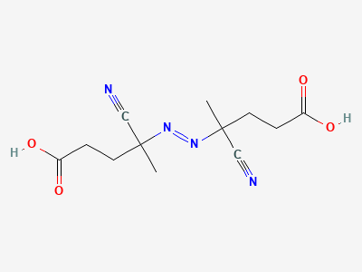 Molecular structure of Azox ACVA