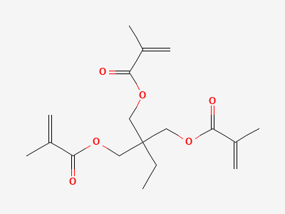 Molecular structure of TMPTMA