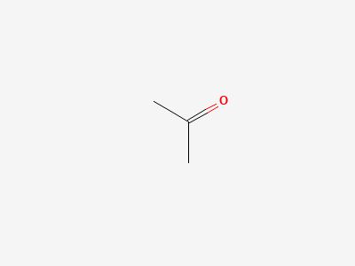 Molecular structure of Acetone