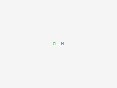 Molecular structure of Hydrochloric Acid